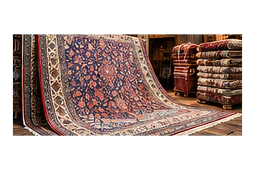 فرش دستباف کاشان طرح کلاسیک