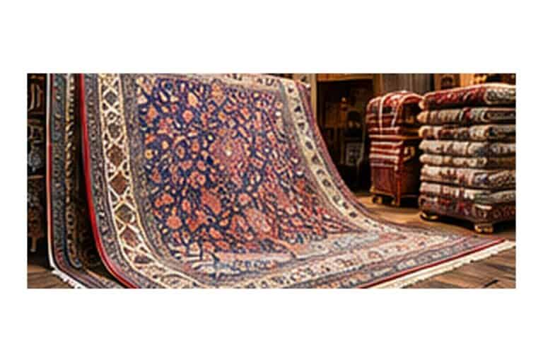 فرش دستباف کاشان طرح کلاسیک